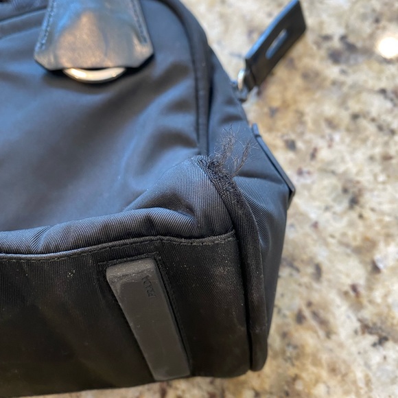 Prada nylon double strap shoulder bag. - Picture 5 of 7